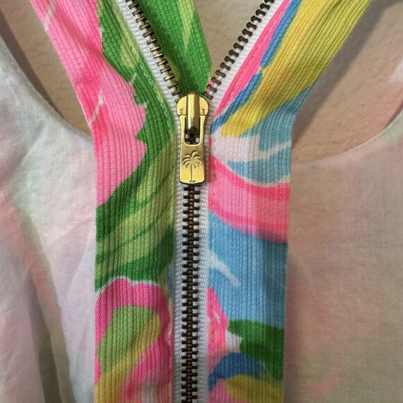 Lilly Pulitzer Dress Womens 4 Floral Print Sleeveless Summer Casual Sundress - Picture 3 of 4